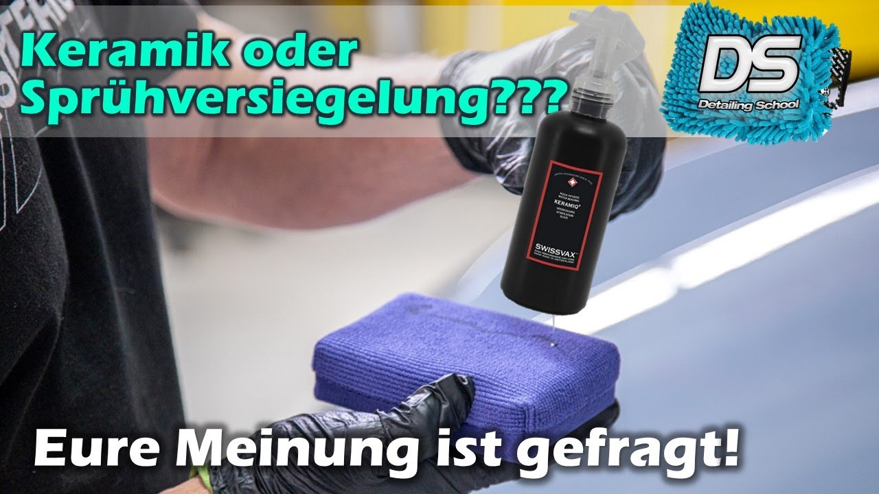 Keramik oder Sprühversiegelung? Swissvax Keramiq9 - eure Meinung ist gefragt...