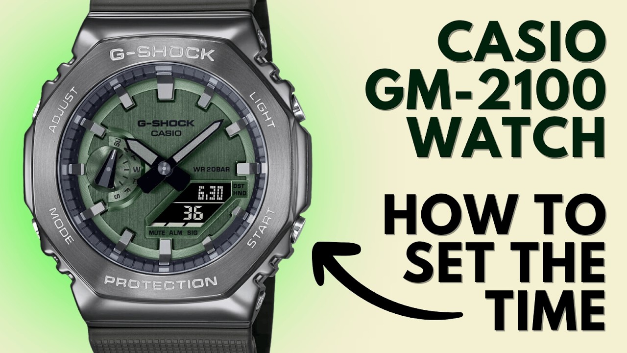 Casio G Shock GM-2100 Time Setting
