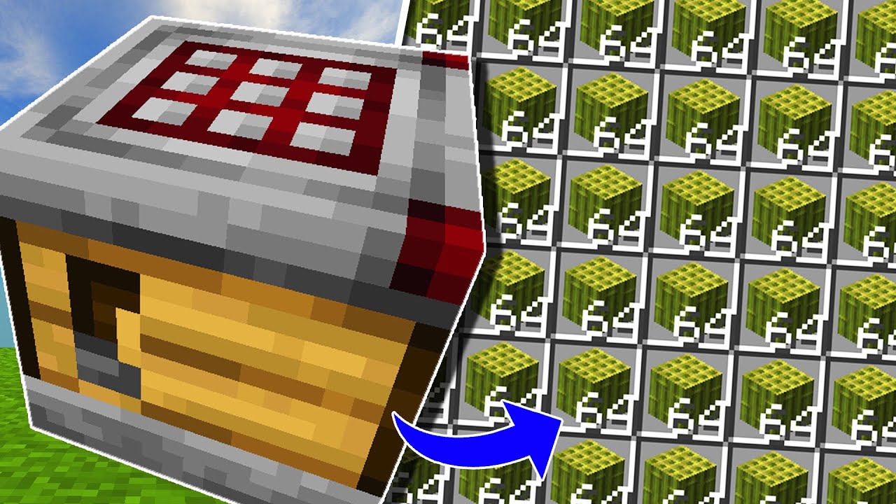 Der Beste Einfachste Minecraft Crafter Setup für einfache Rezepte! Tutorial | Anleitung