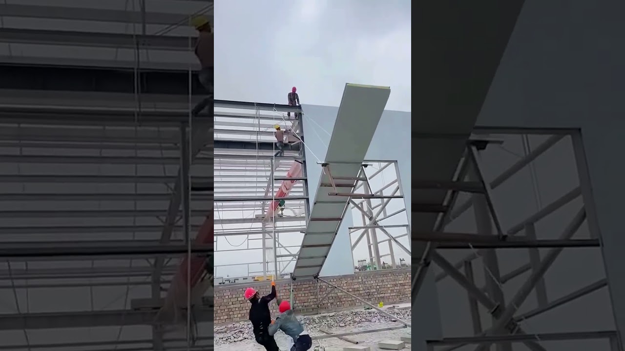 Steel structure house construction process- Good tools and machinery make work easy
