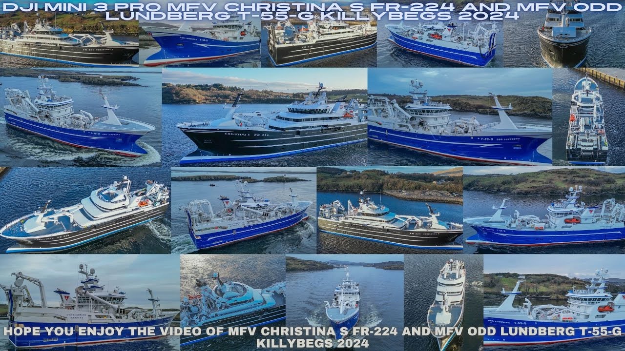 DJI MINI 3 PRO MFV CHRISTINA S FR-224 AND MFV ODD LUNDBERG T-55-G KILLYBEGS 2024