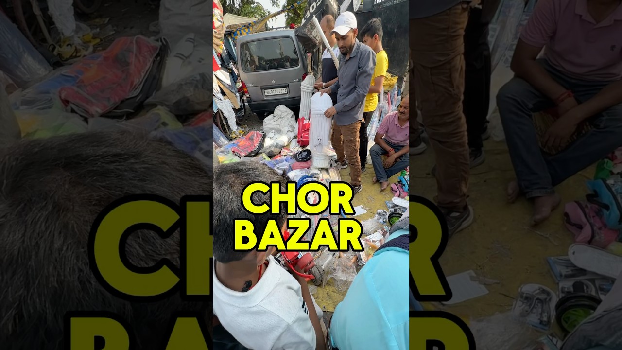Delhi chor bazaar cricket bat marketing cricket kit equipment 
