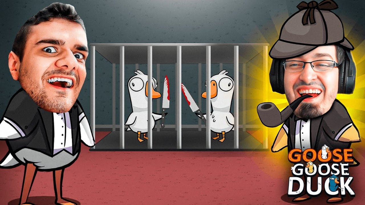GOOSE GOOSE DUCK: GUINAS JOGOU MUITO E SALVOU A PARTIDA! - c/ Gabs, Coelho, Nuuh, Fujinuma, Vx e +