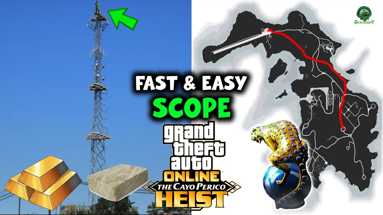 Scope Cayo Perico Fast & Easy! Avoid All Guards & Cameras! | GTA Online Help Guide