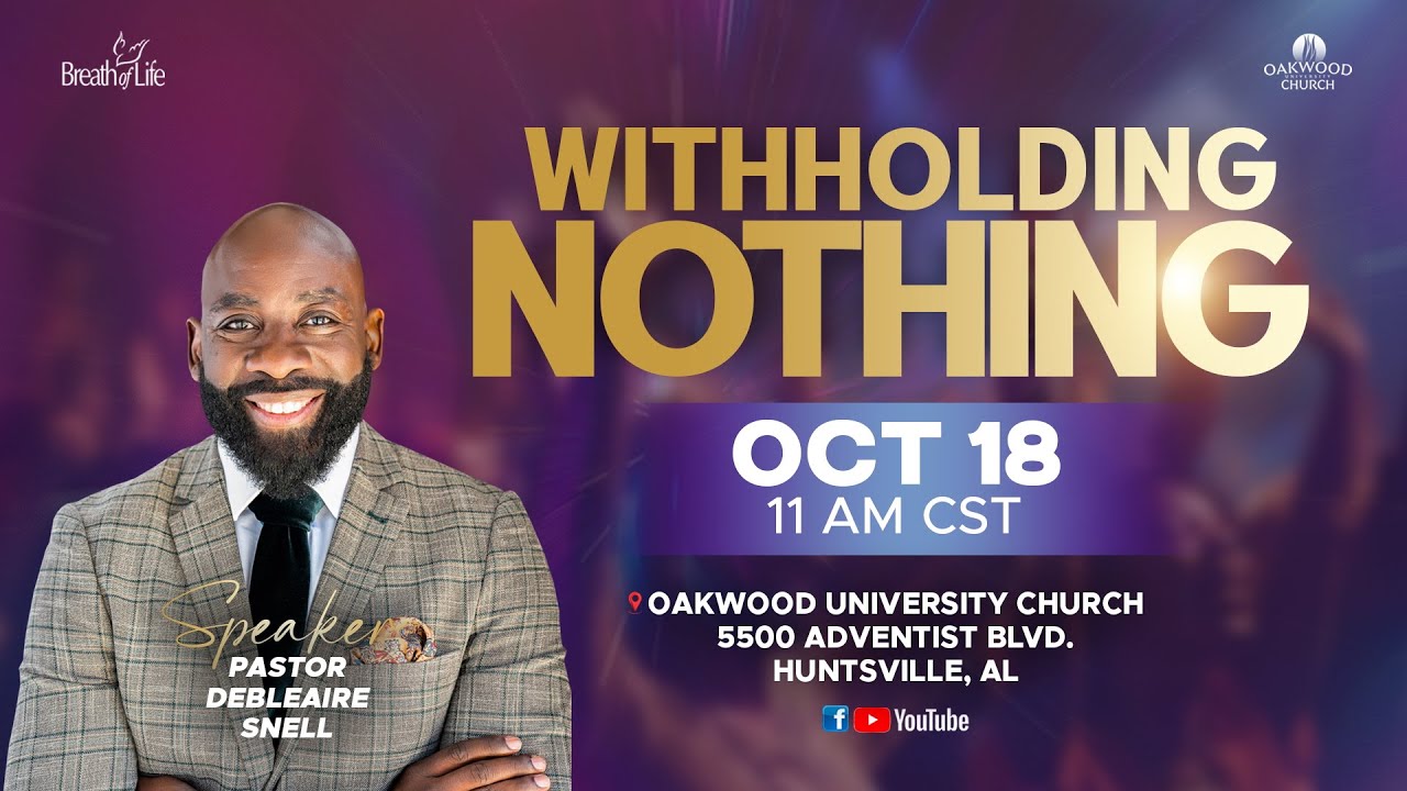 Pastor Snell  | Withholding Nothing | BOL Worship Service