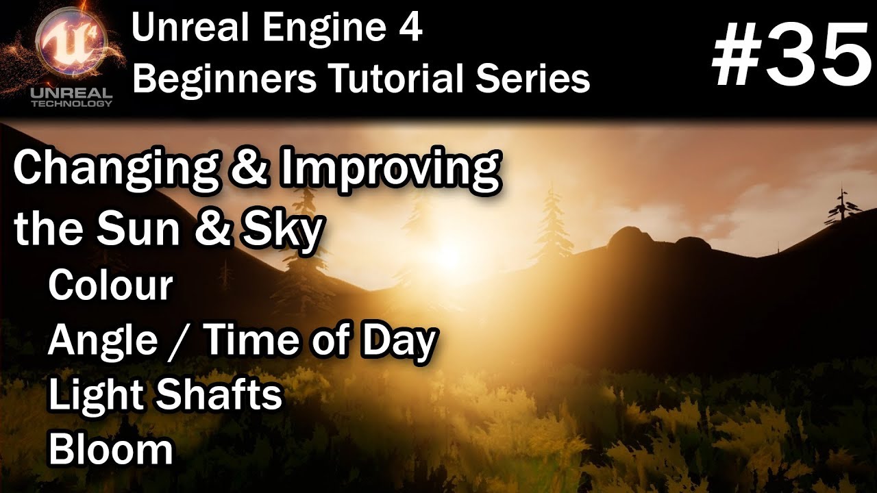 #35 Using the Sky Sphere & Sun in Unreal Engine 4 | UE4 Tutorial