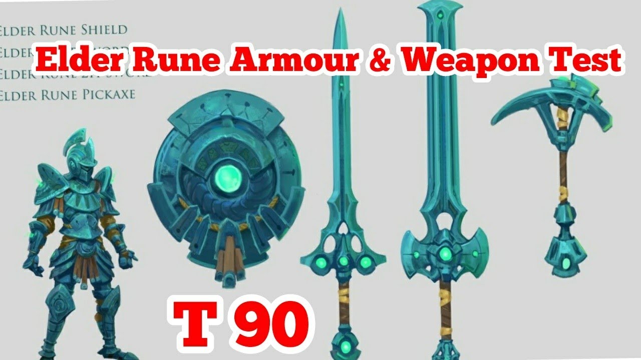 Runescape 3 Elder Rune Armour & Weapon Test
