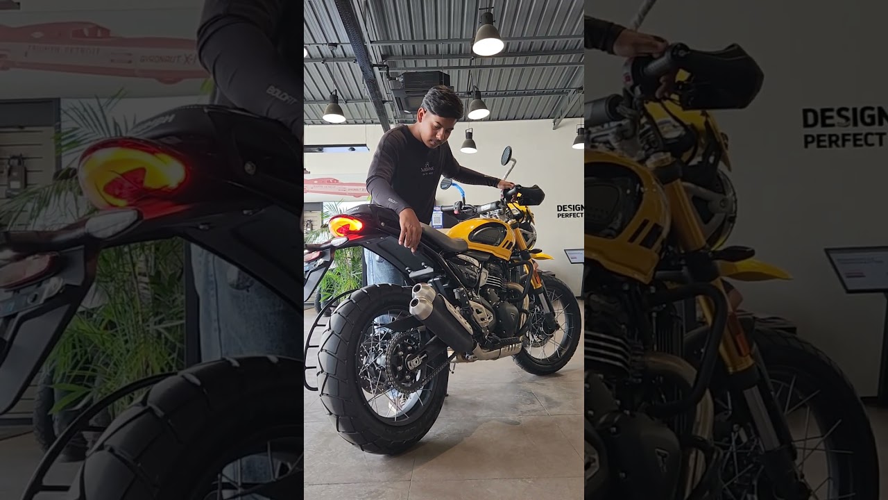 Triumph Scrambler 400 XC Exhaust Sound #Triumph #Scrambler400xc