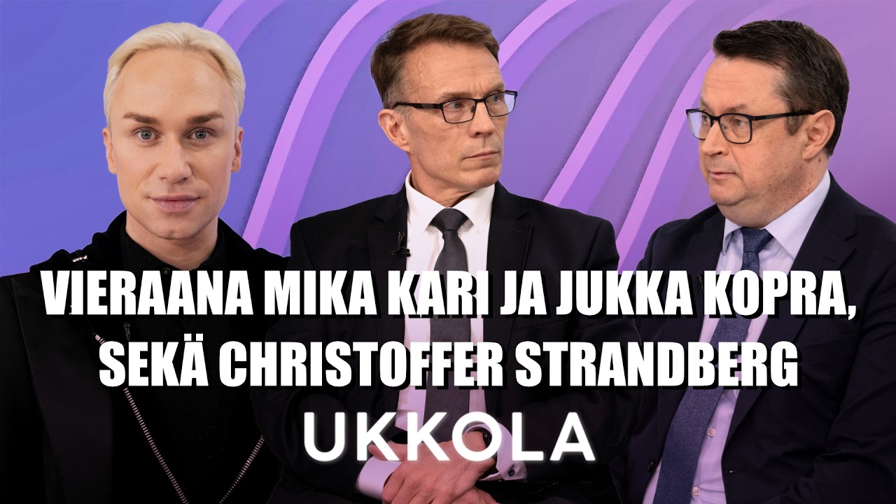 UKKOLA: vieraana kansanedustajat Mika Kari ja Jukka Kopra, sekä näyttelijä Christoffer Strandberg