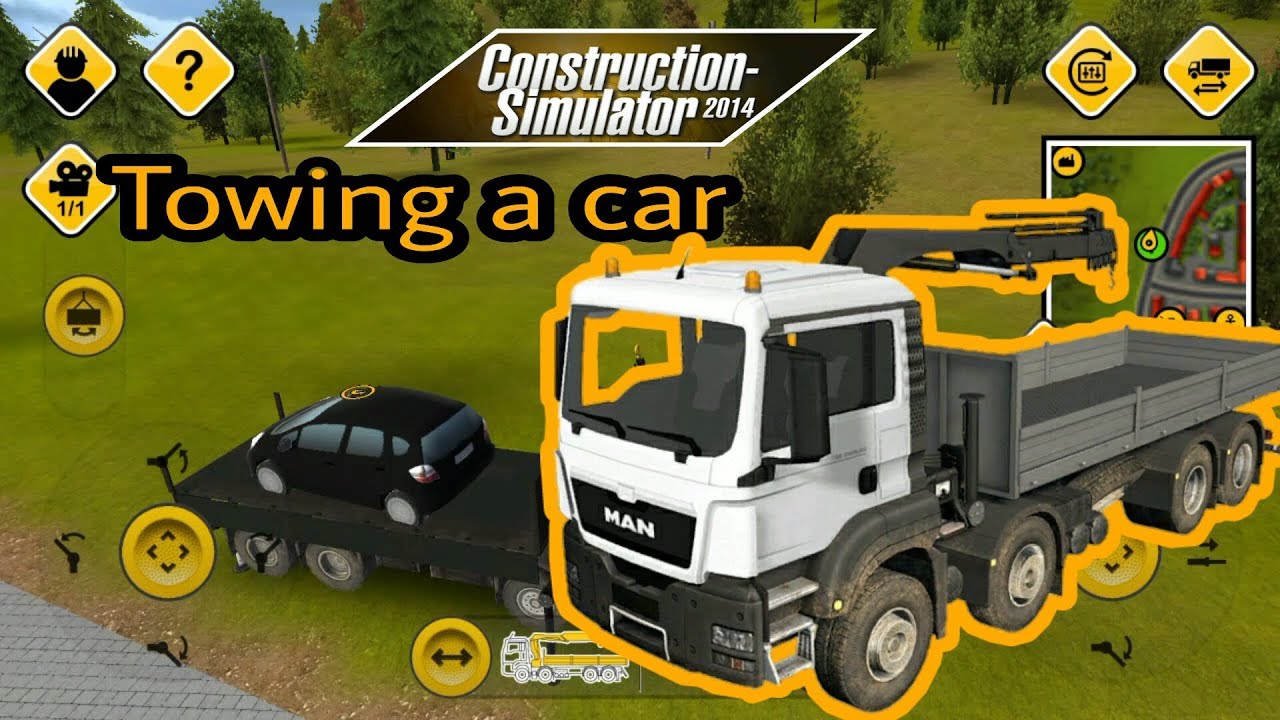 Towing A Car Mission - Construction Simulator 14