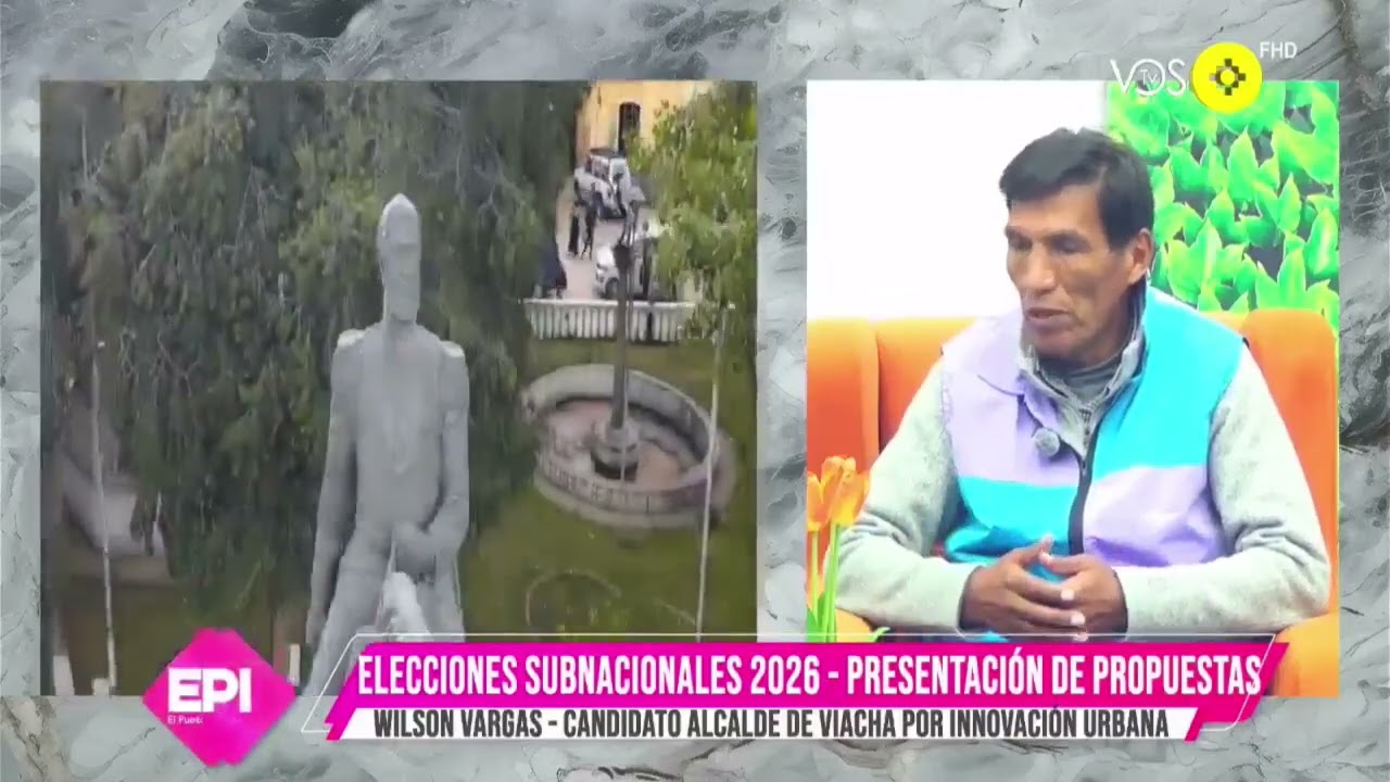 Wilson Vargas - candidato a la alcaldía de Viacha por el partido Innovación Urbana