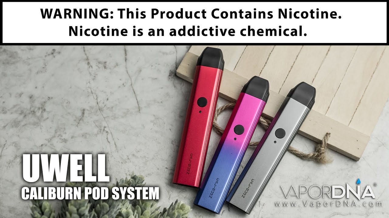 In The Spotlight with The Caliburn Vape Pod System by Uwell