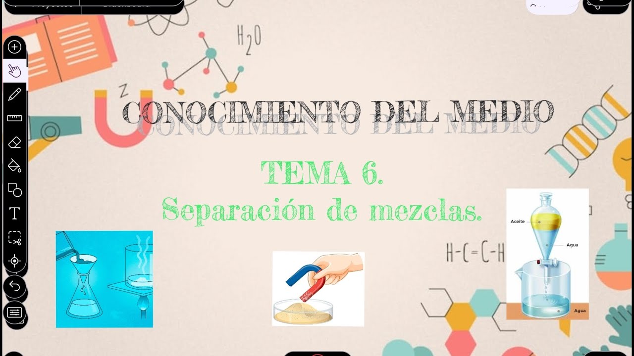 Conocimiento del Medio Tema 6. Separación de mezclas.