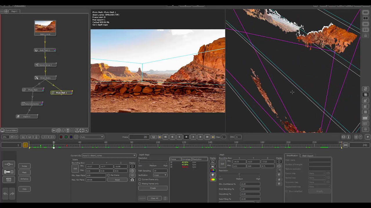Tuto du Jeudi : photogrammétrie & compositing (PfTrack - Photo Mesh)