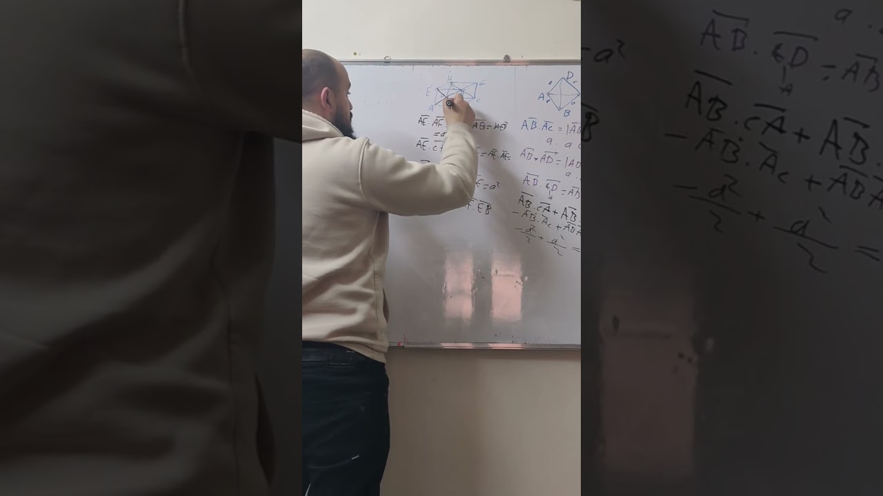 الجلسة الثانية من بحث الجداء السلمي في الفراغ 