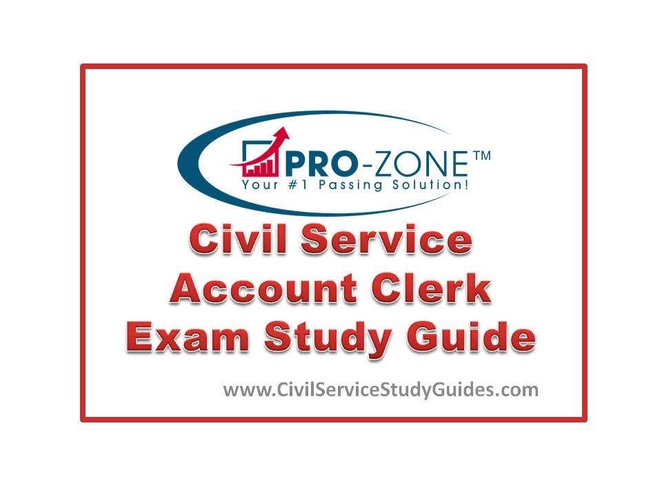 Civil Service Account Clerk Exam Study Guide