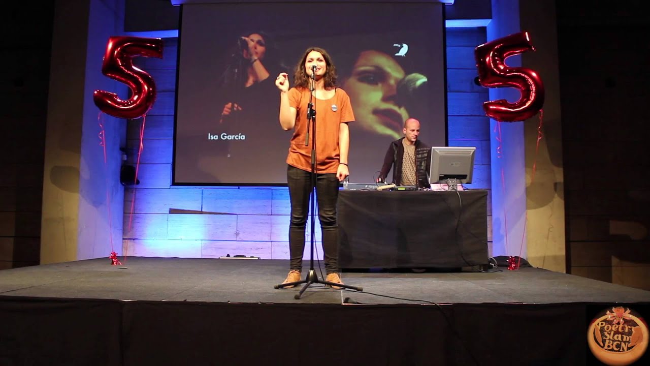 POETRY SLAM BARCELONA . ISA GARCÍA . GANADORA 2/15