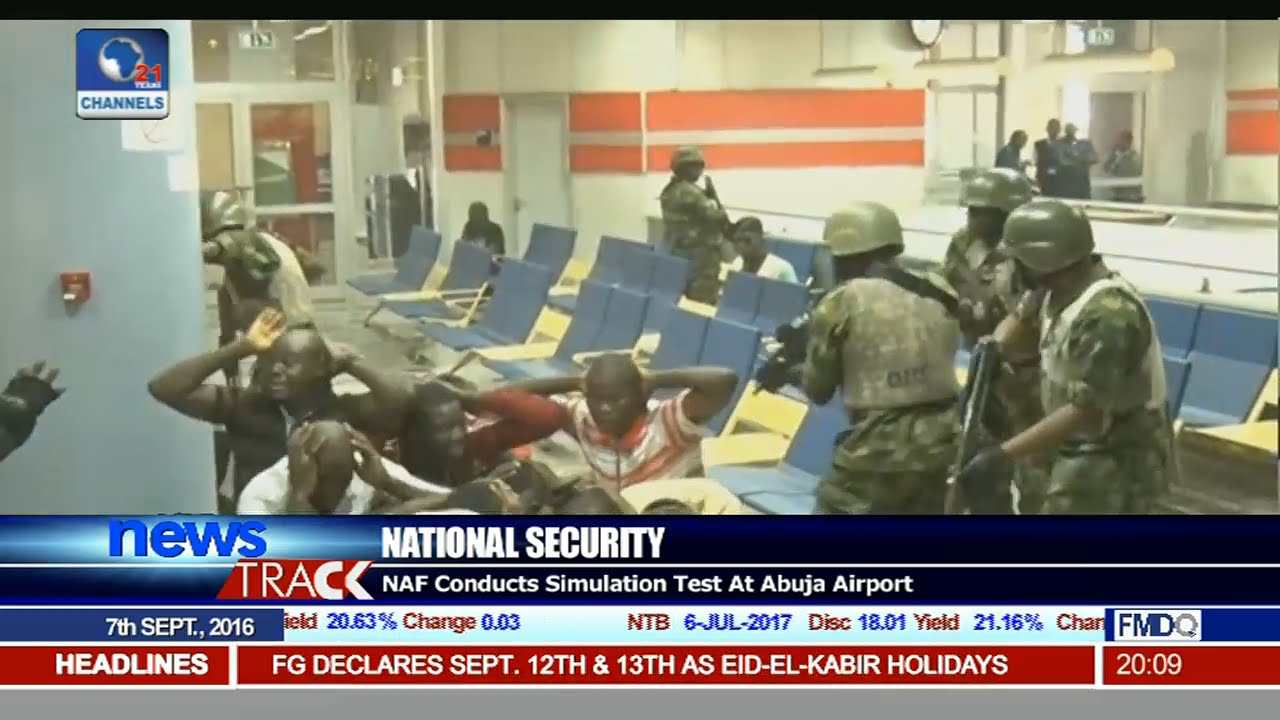 National Security: NAF Conducts Simulation Test At Abuja Airport
