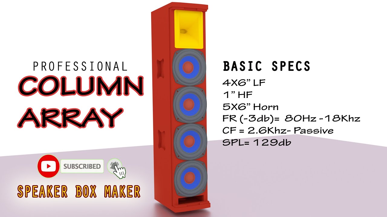 Professional Column Array 4x6 inches 2020