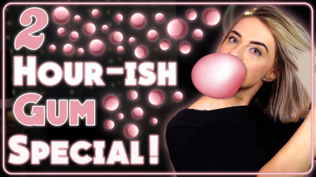 [ASMR] Bubble Gum | Chewing Gum | Gum chewing | Popping Bubbles !!💋