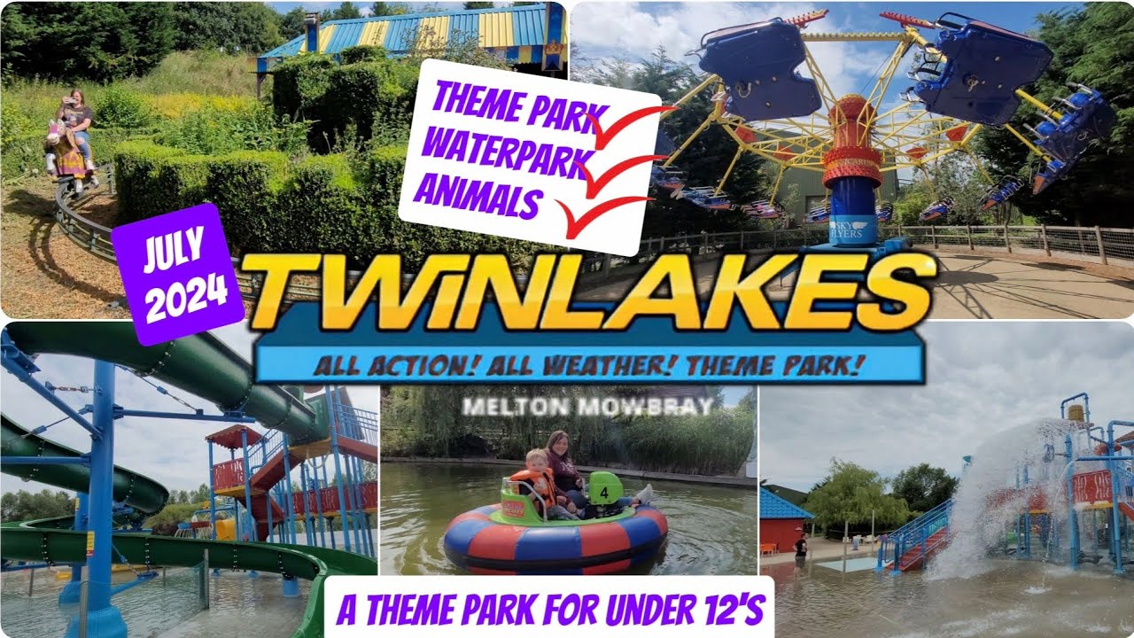 Twin Lakes Theme Park 🎢 | An UNDER 12'S Theme Park | Rides, Slides, Animals and Play 😁