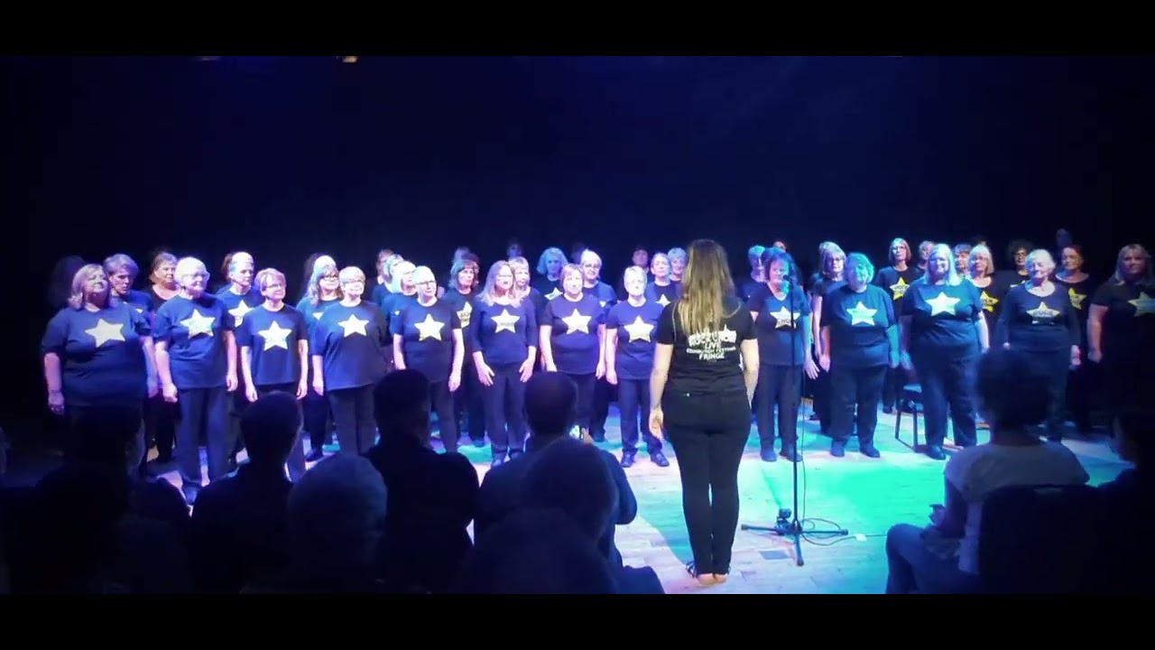 Rock Choir North Wales at the Edinburgh Fringe 2023. Video Killed the Radio Star.