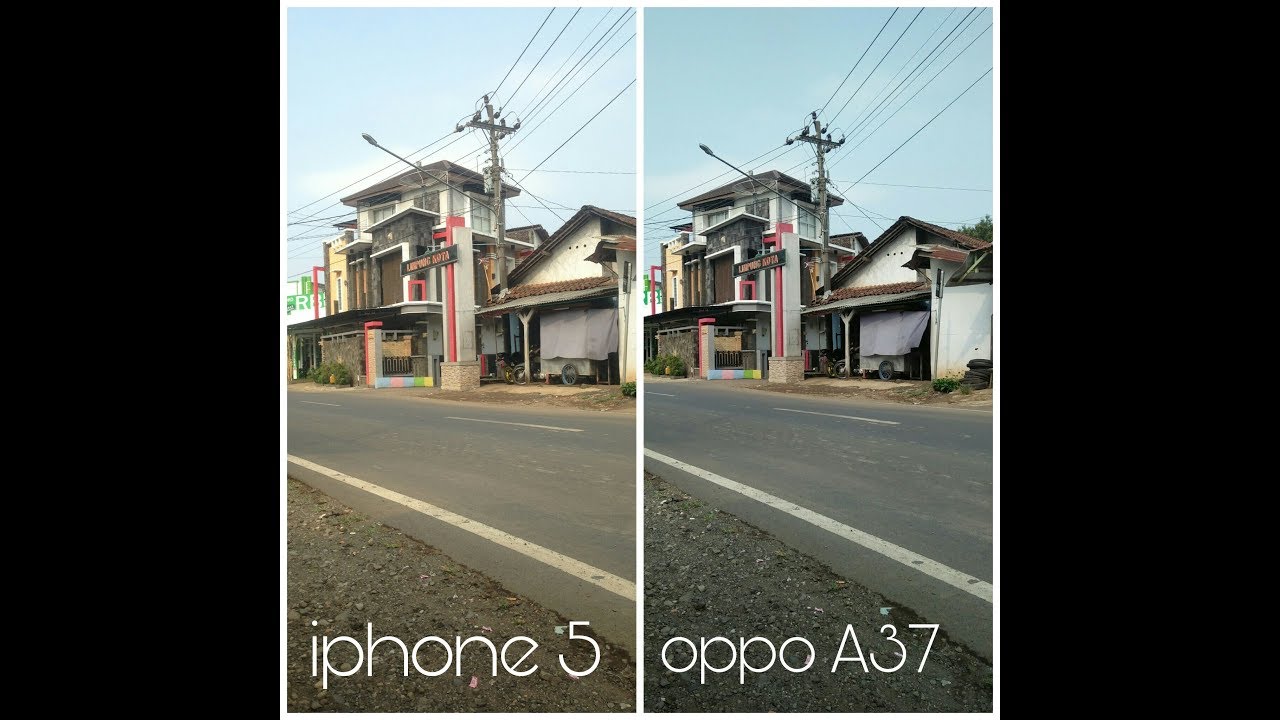 oppo a37 vs iphone 5 camera test