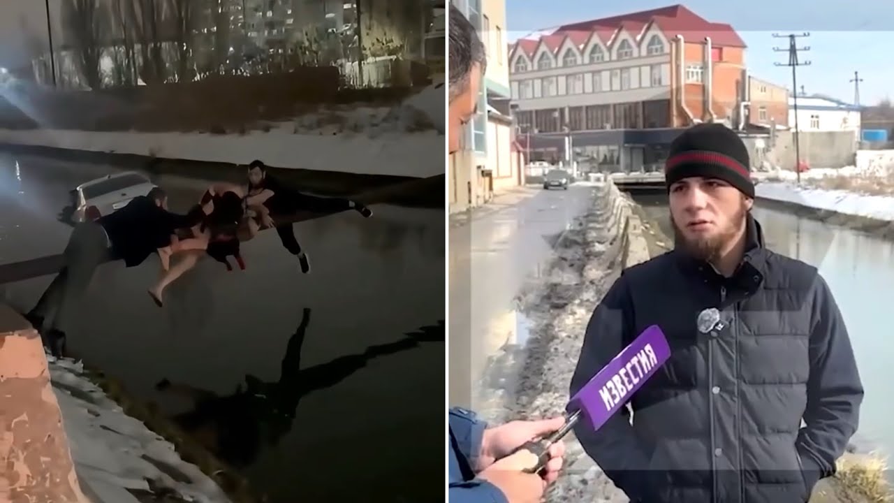 «Настоящие герои»: в Махачкале мужчины спасли женщину и ребенка из тонущего автомобиля