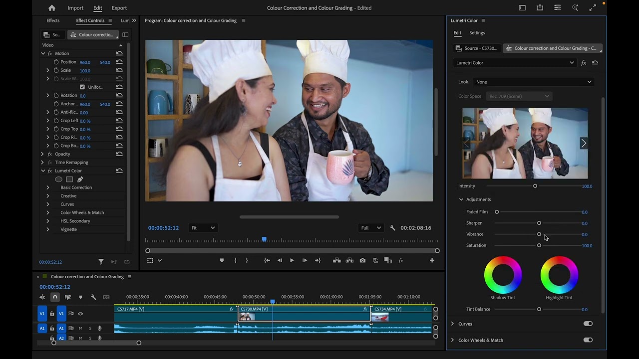 Color Correction & Grading Explained | Pre-Wedding Video Editing Tutorial in Premiere Pro