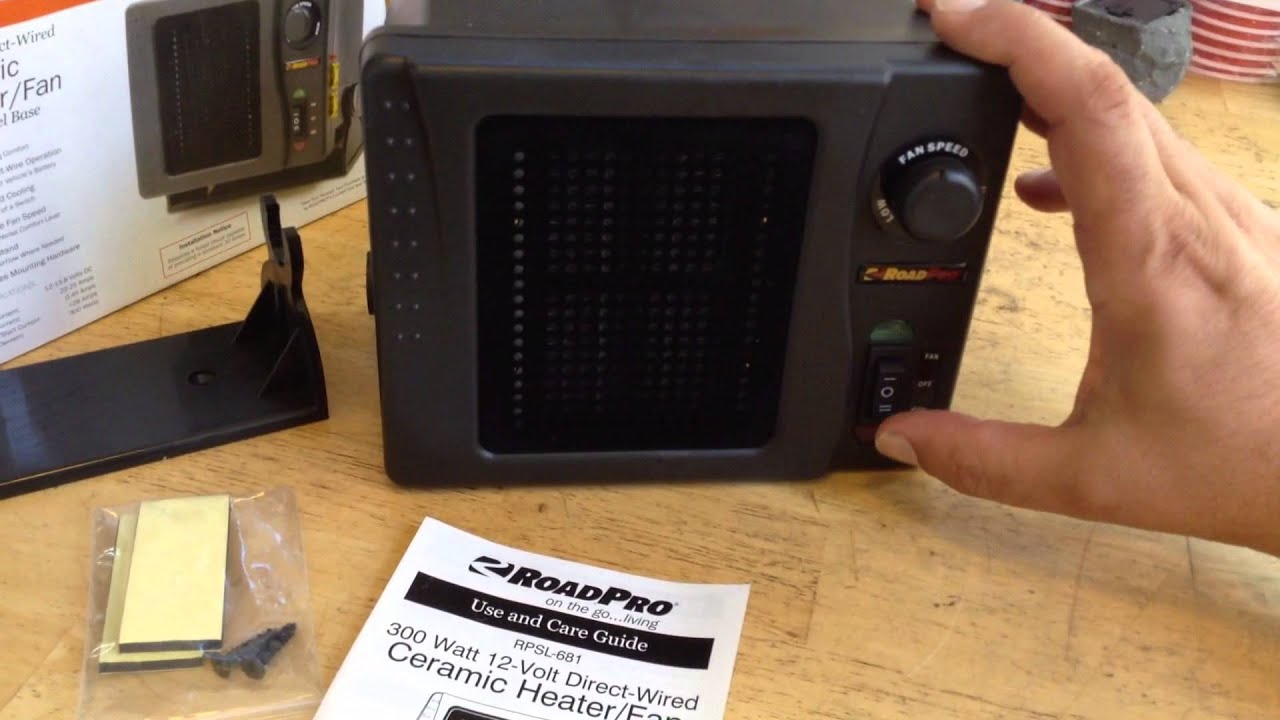 RoadPro 12v RPSL 681 Ceramic Cab Heater