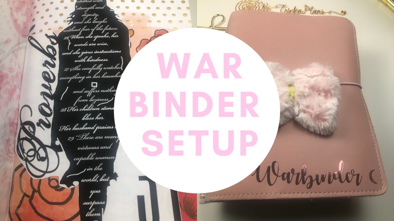 War Binder| Prayer Journal: Set Up & FLIPThrough RINGBOUND EDITION #warbinder #warbindersetup 🎀🤗🎀