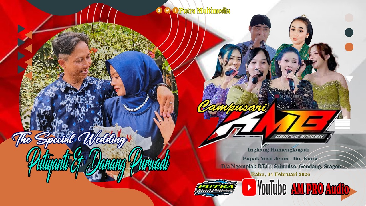 KMB GEDRUK// WEDDING YANTI & DANANG//AM PRO AUDIO