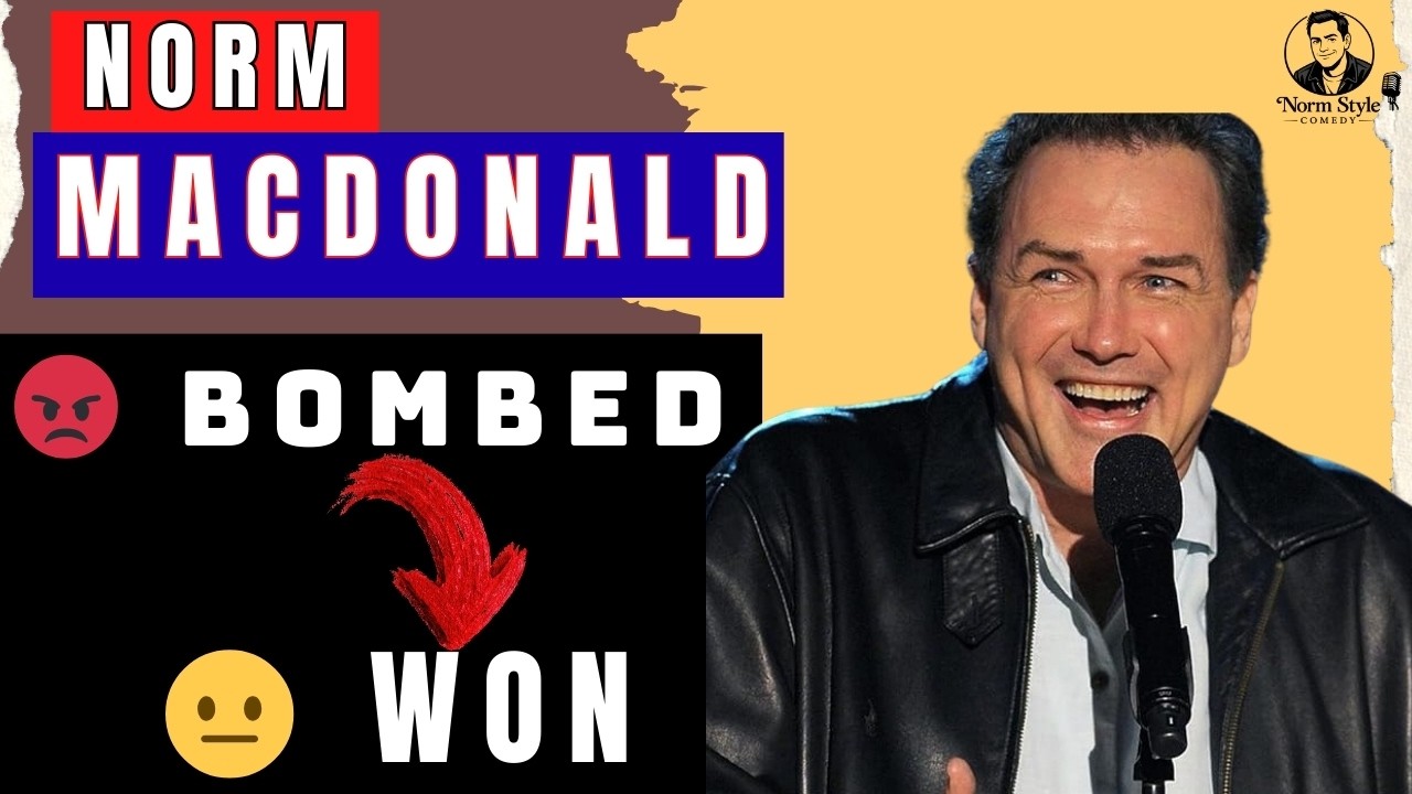 Norm Macdonald Bombed on Stage and Didn’t Care — That’s Why It Worked 😐