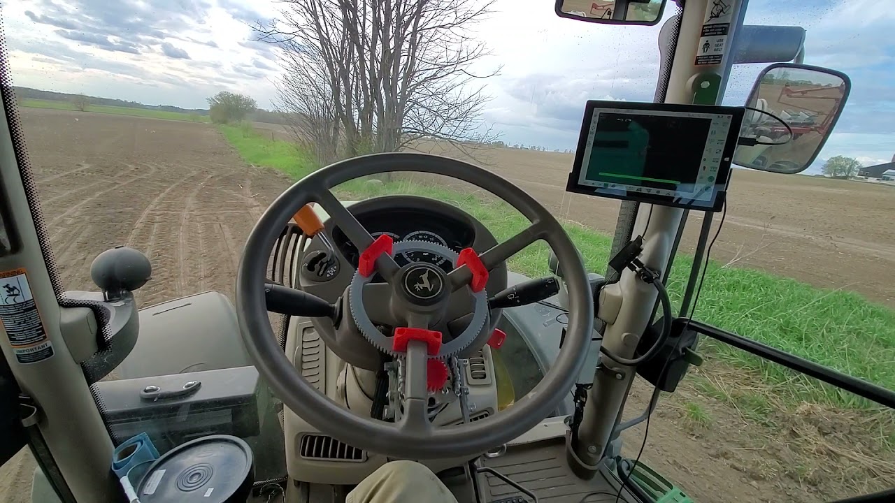 Agopengps, planting corn, headland U turn.
