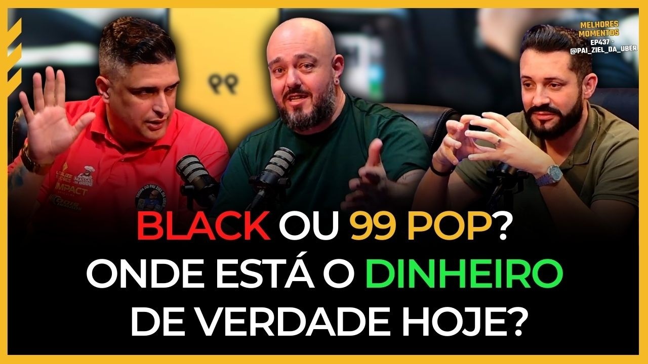 99 Pop está MELHOR que a UBER BLACK ? Fazer black GANHA MENOS e GASTA MAIS !?