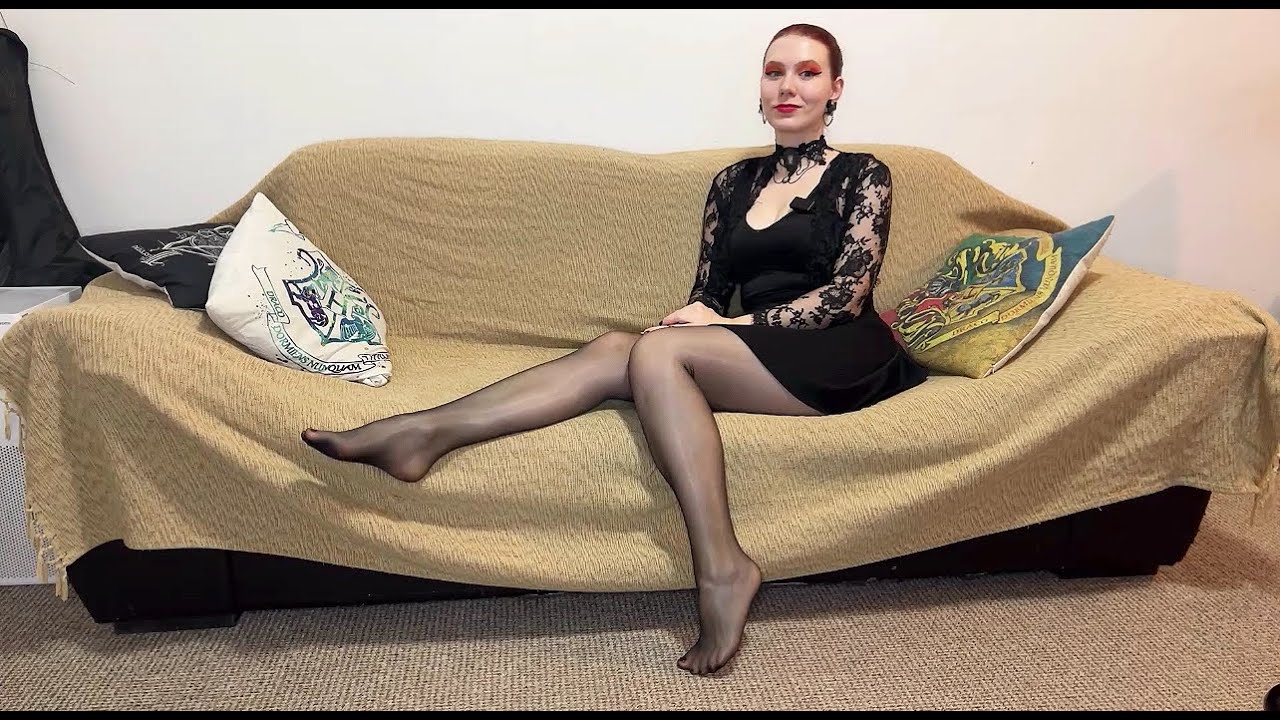 Cecilia de Rafael против блестящих колготок 10 Den 🖤 ✨ Они похожи??
