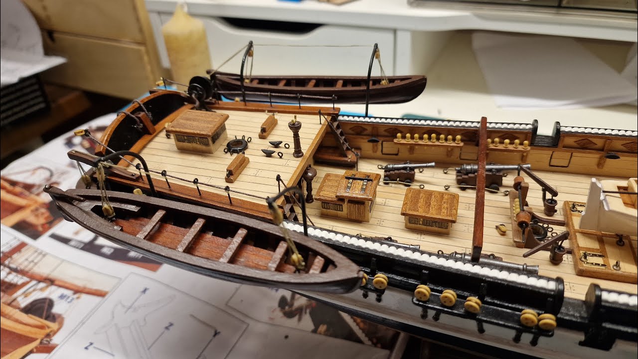 HMS Beagle Modell from OcCre Slideshow Part 3