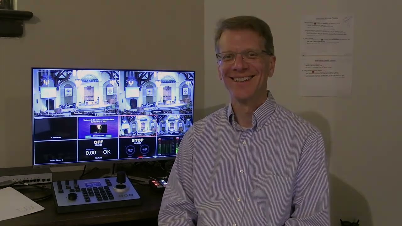 St Mark's Lutheran Church: PTZ Camera and Livestream Training