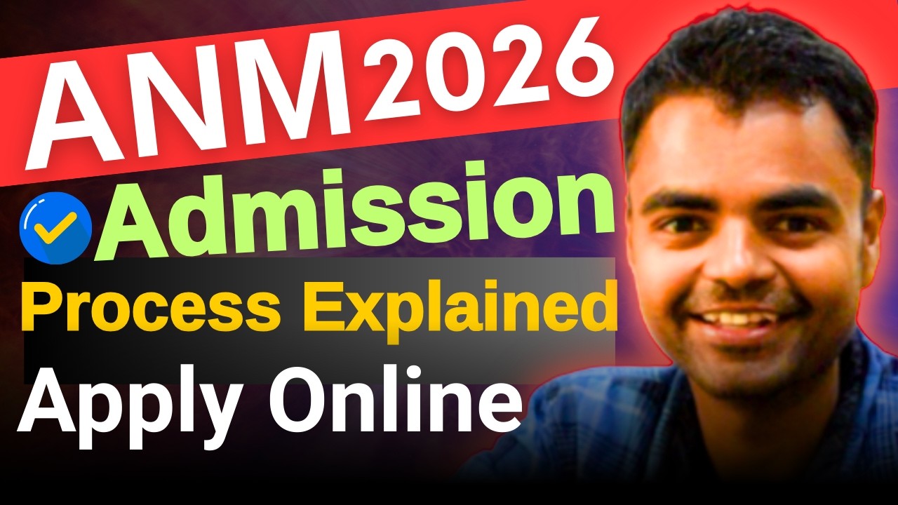 ANM Nursing Admission Process 2026, Apply Online, Govt College ANM Admission Application Apply