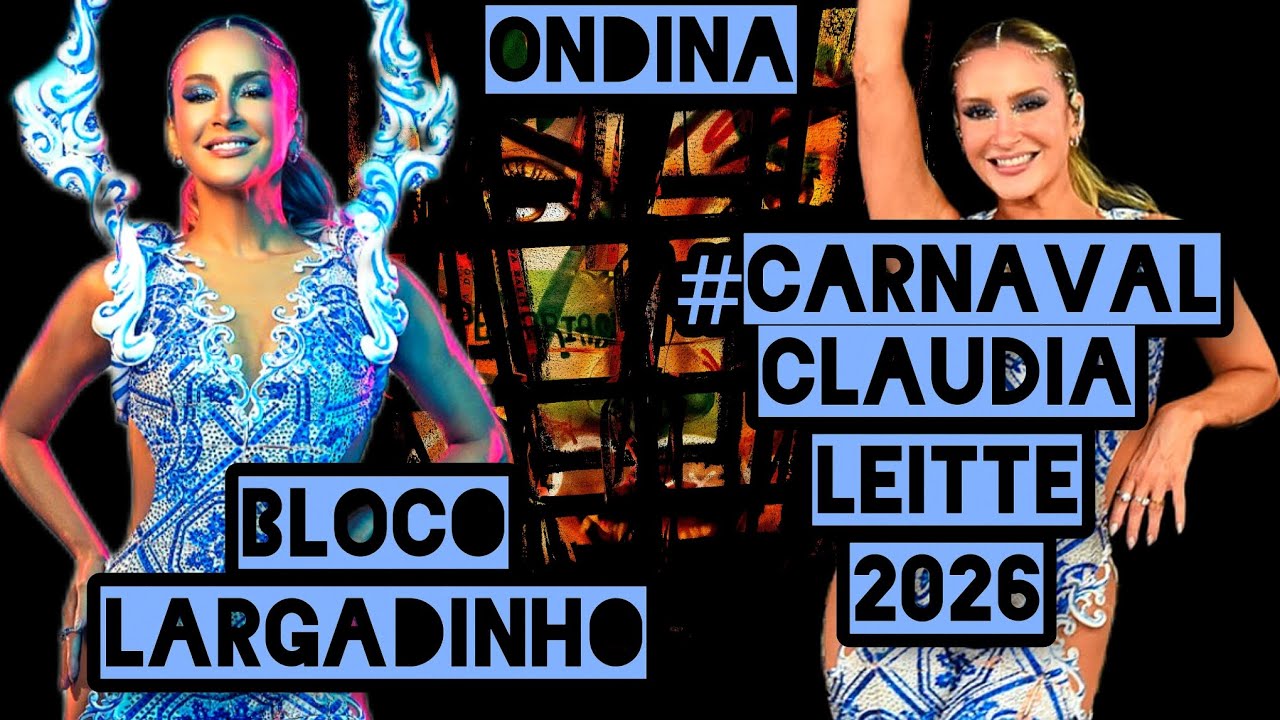 #06.2 CARNAVAL CLAUDIA LEITTE 2026 | LARGADINHO (DOMINGO) | part. Carlinhos Brown