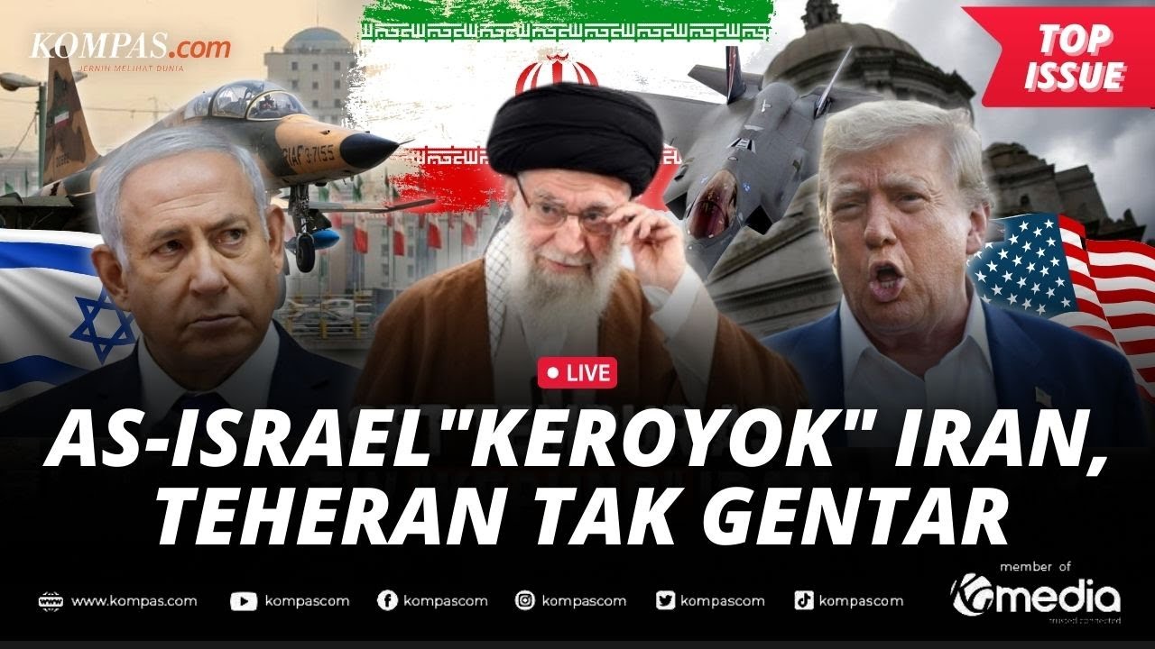 [LIVE] - AS Boyong Armada Tempur ke Iran dan Israel Siaga, Teheran Tak Ciut