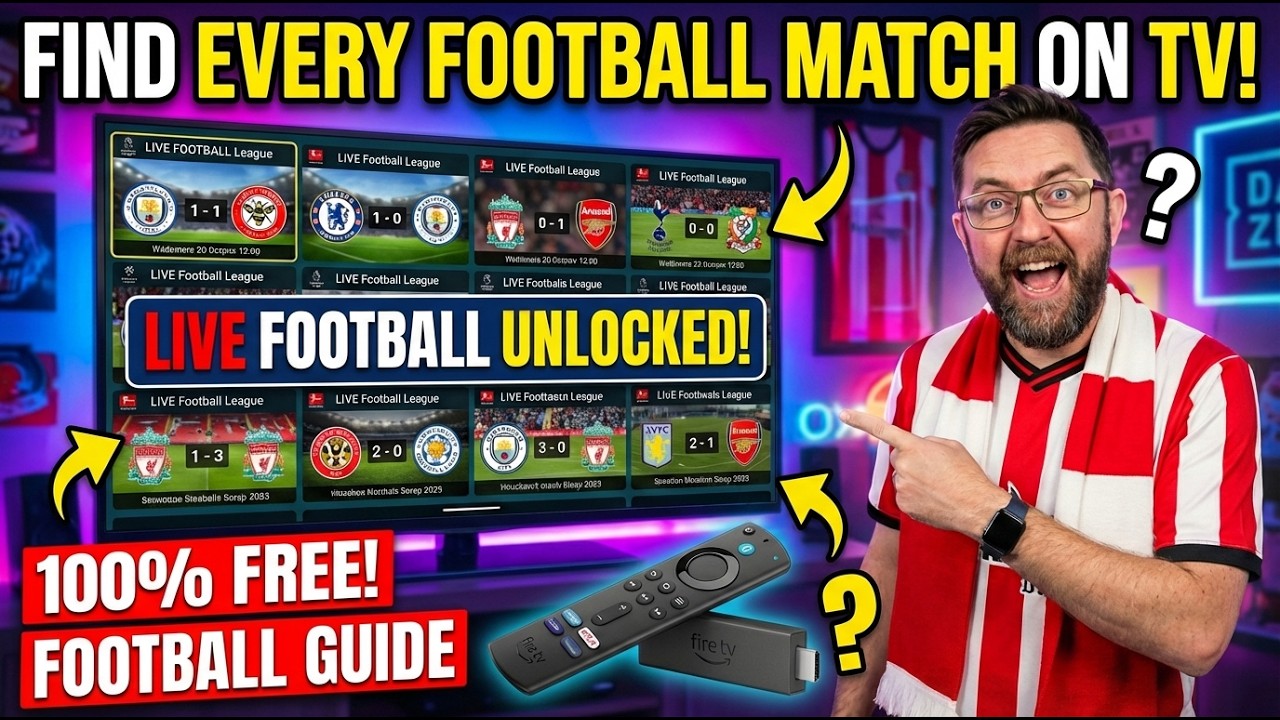 Где посмотреть все футбольные матчи (Firestick и телепрограмма)
