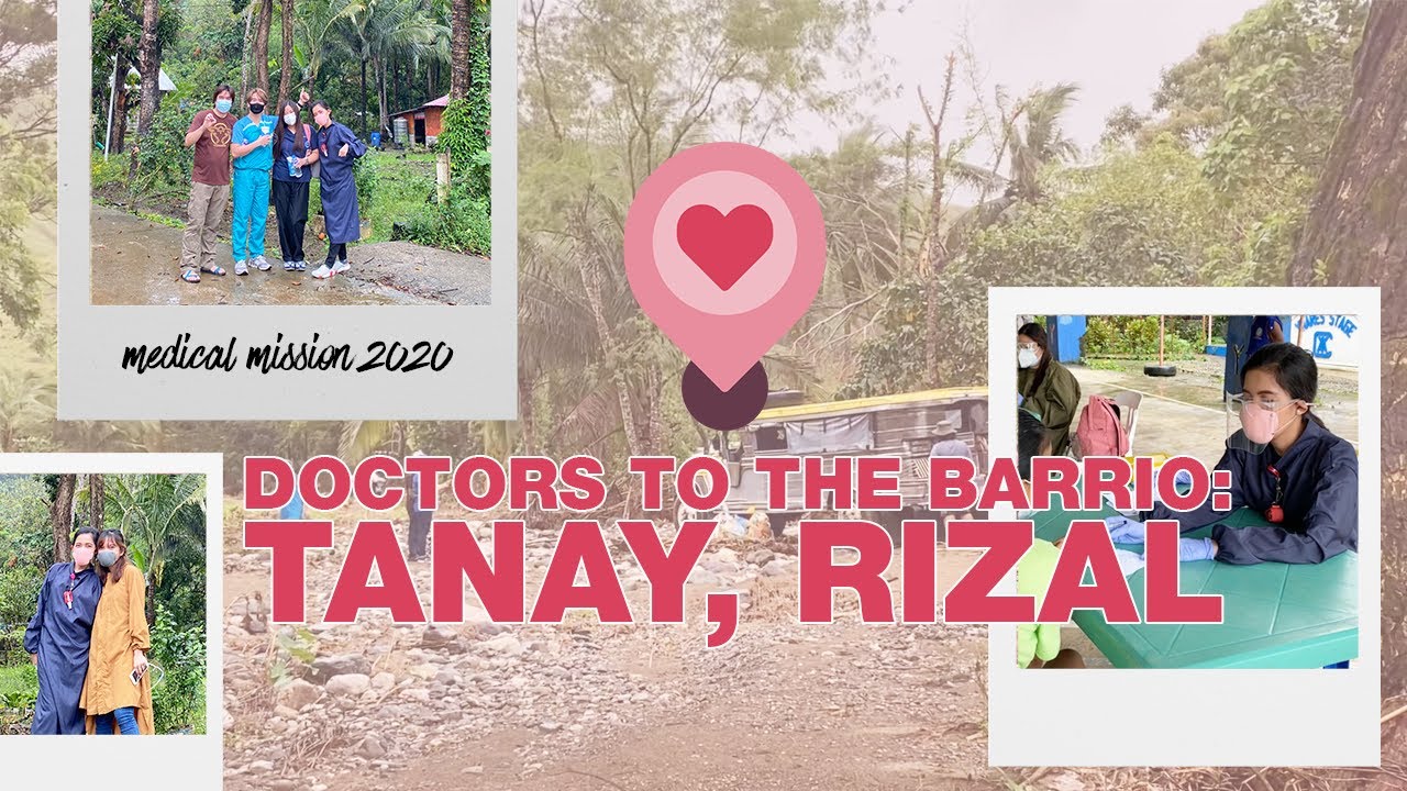 Doctors to the Barrio: Medical Mission (Tanay-Montalban) Rizal | Capuchin Bros & Tulay Lingap Inc