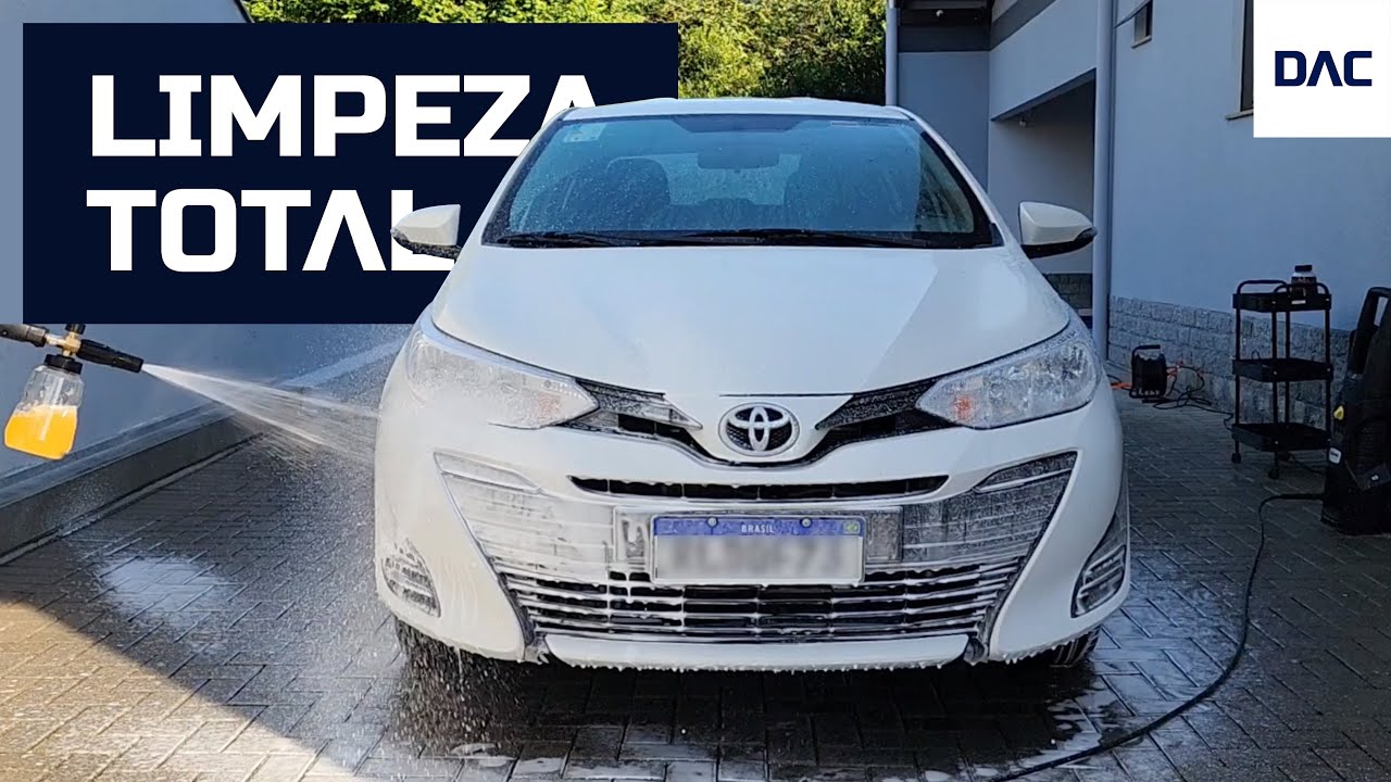 TOYOTA YARIS | Passo a passo de uma LAVAGEM DETALHADA | FULL DETAIL