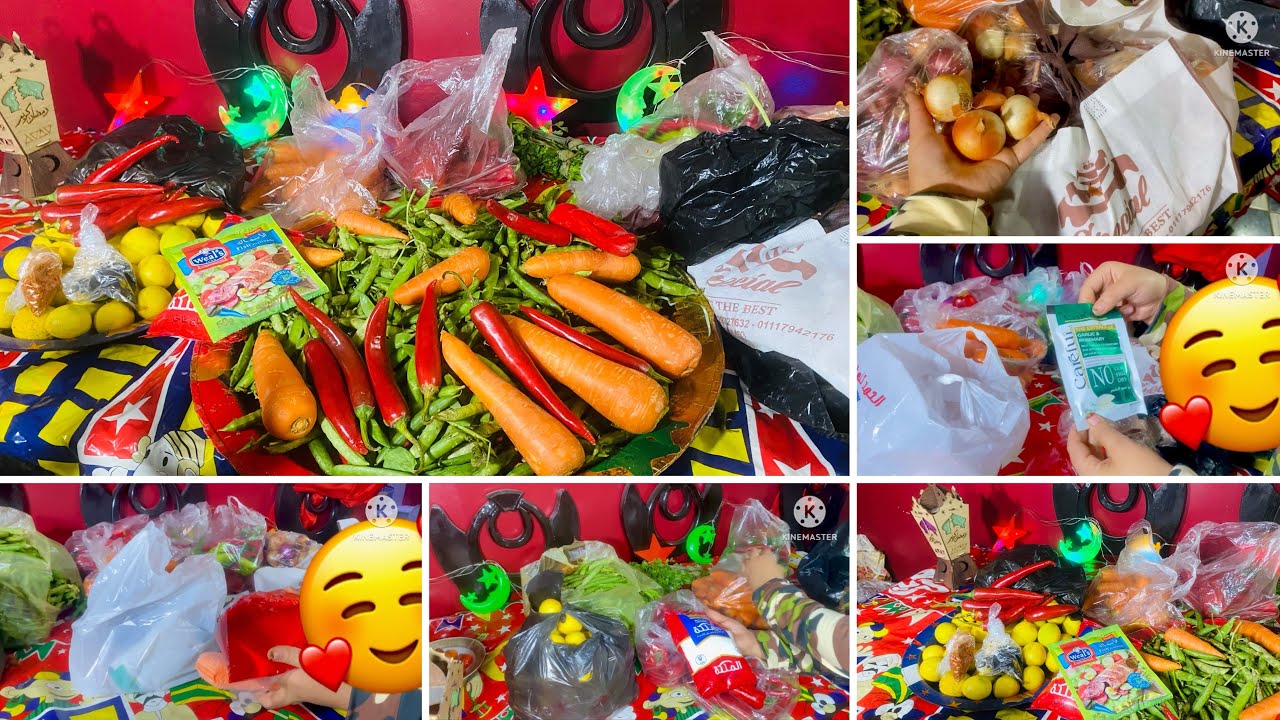 صحيت ⏰ لقيت رمضان قرب… خدت الفلوس 💸 وجريت 🏃‍♀️ على السوق 🛒 بأرخص الأسعار 🥒🍅🛍️