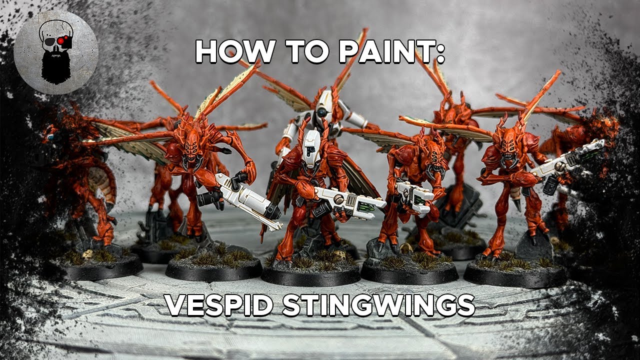 Contrast+ How to Paint: Vespid Stingwings