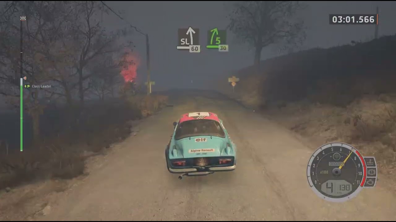 EA SPORTS WRC Monte Carlo foggy night in H2 RWD