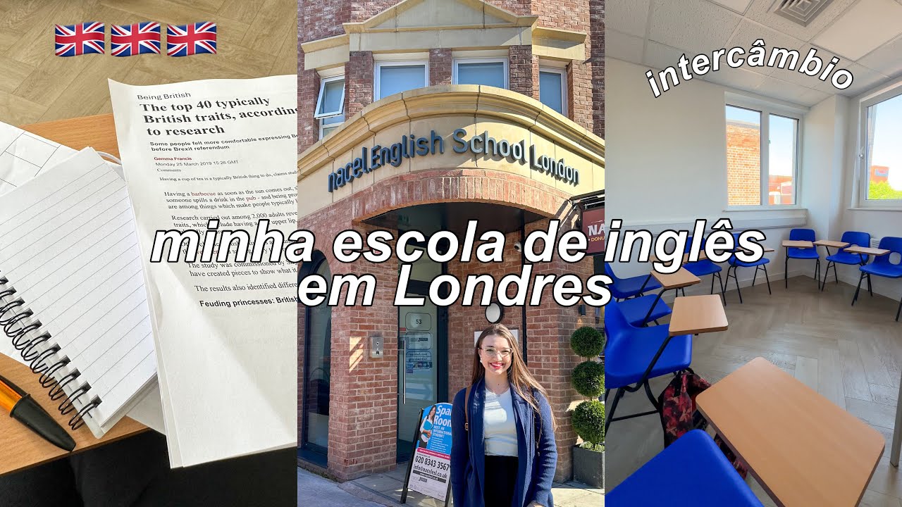 Tour pela minha escola em Londres