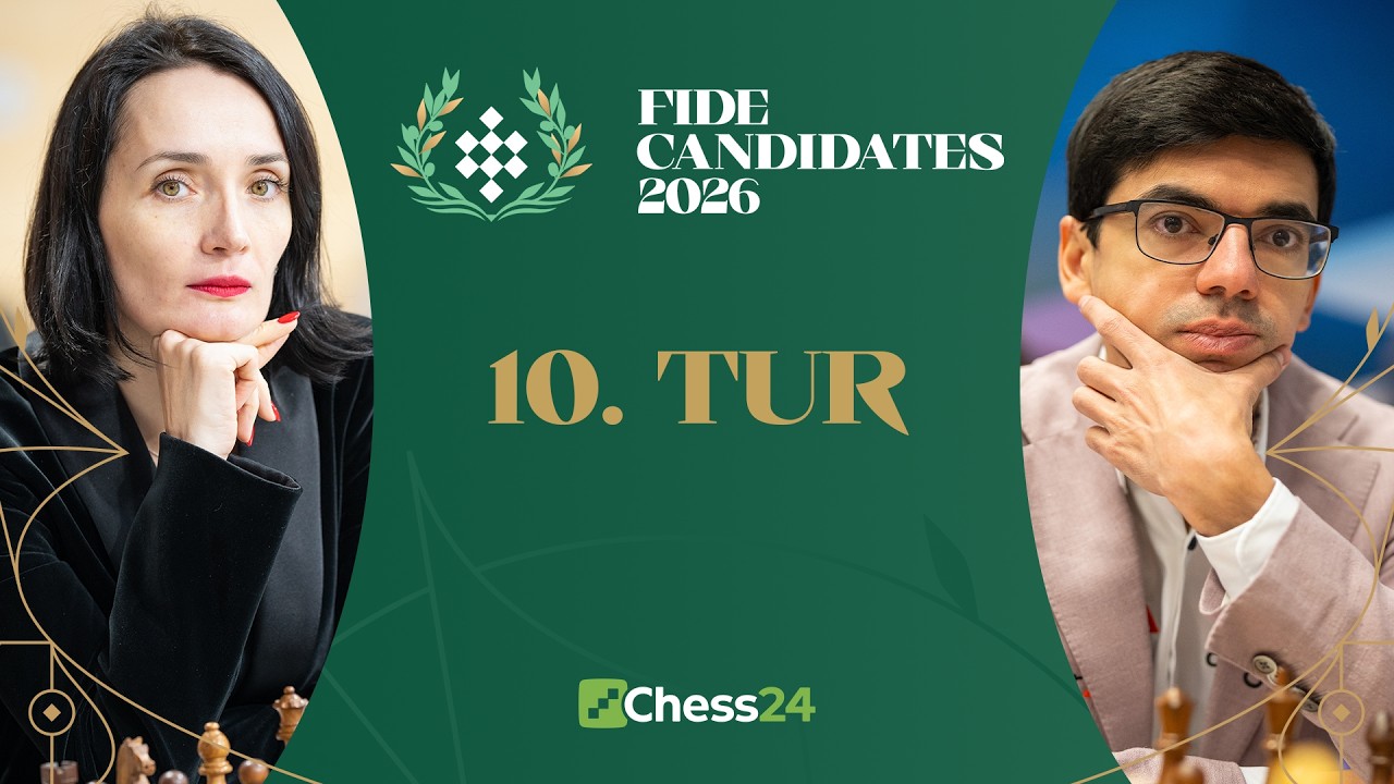FIDE Adaylar 2026: Sindarov vs Pragg & Giri vs Nakamura & Wei Yi vs Caruana | 10. TUR