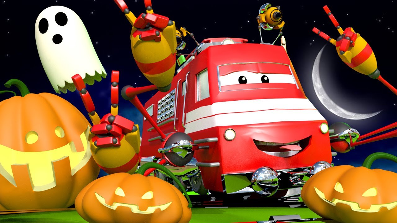 Tom truk derek 🚗  Bayi Lili akan MERINDUKAN TRICK-OR-TREAT! Tom si Truk Derek di Kota Mobil | Kar...